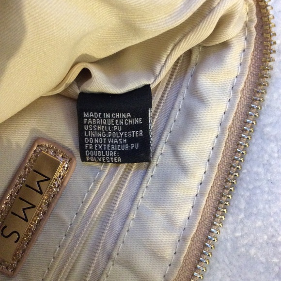 Cute MMS glittery double zip mini crossbody purse - Picture 10 of 10